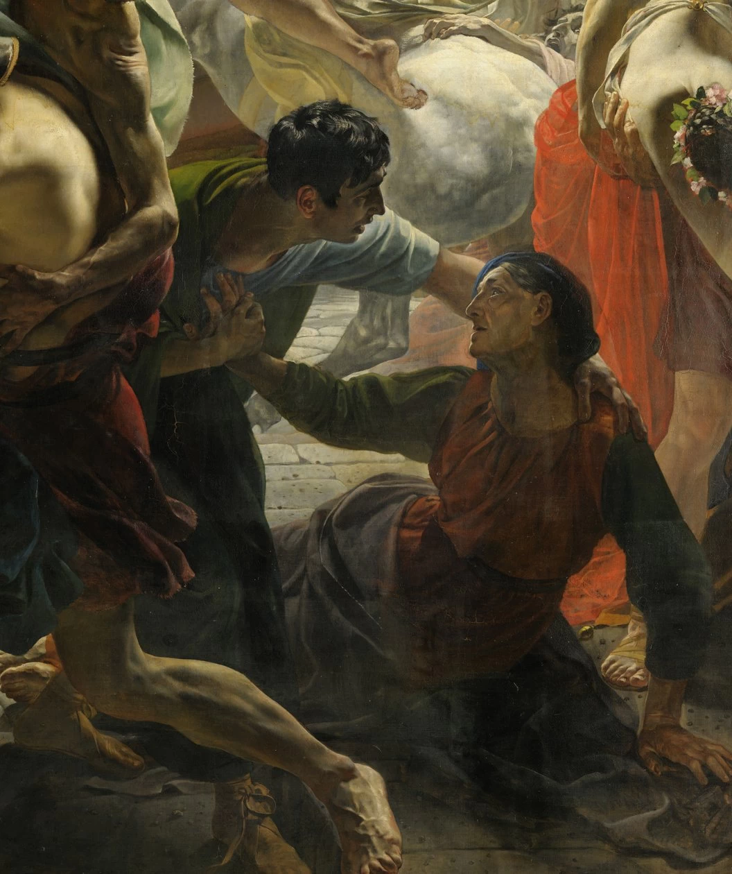 L'ultimo giorno di Pompei, 1833 - State Russian Museum, San Pietroburgo, dettaglio 7